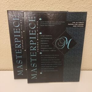 Two Boxes Masterpiece Paper With Vision 100 Sheets Certificate Borders 2…